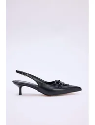 Black Classic Heeled Shoes - 3
