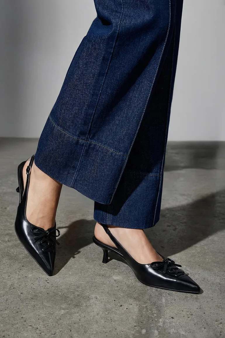 Black Classic Heeled Shoes - 5