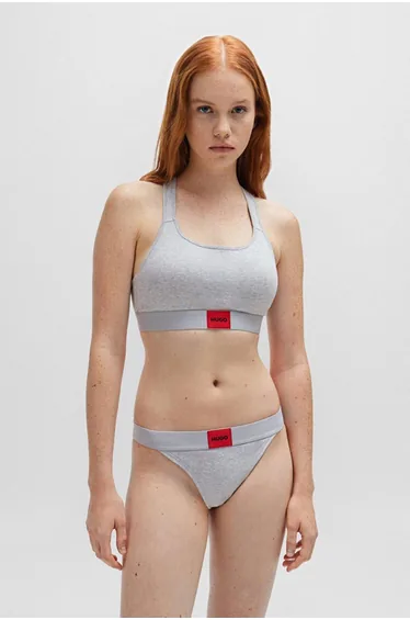 Hugo Bralette Red Label Grey - grey