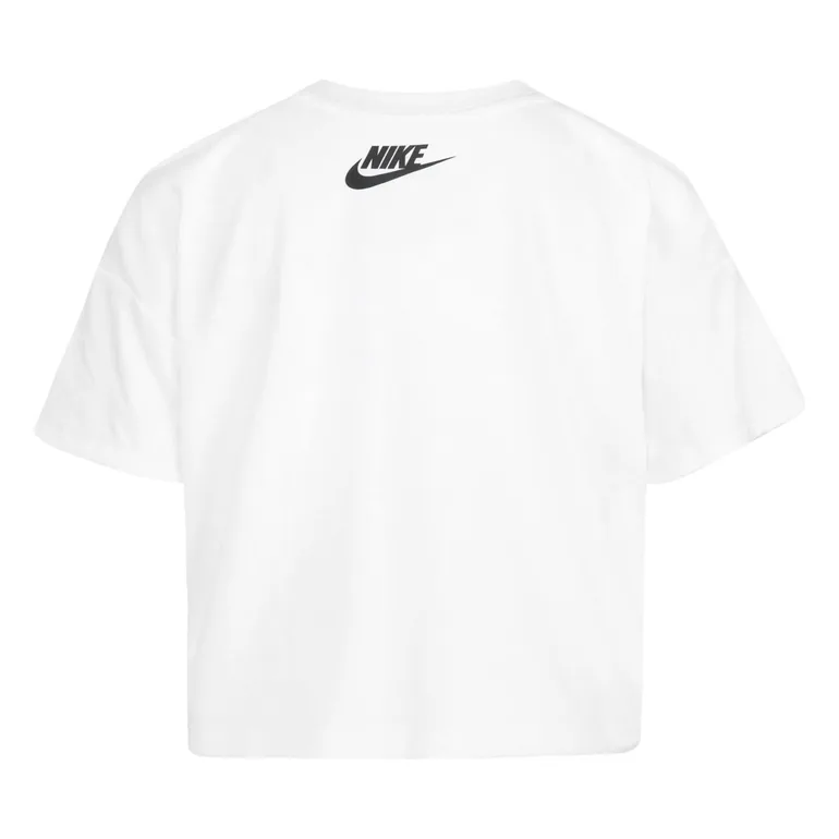 Nike Girls Futura Gradient Boxy T-Shirt - White - 1