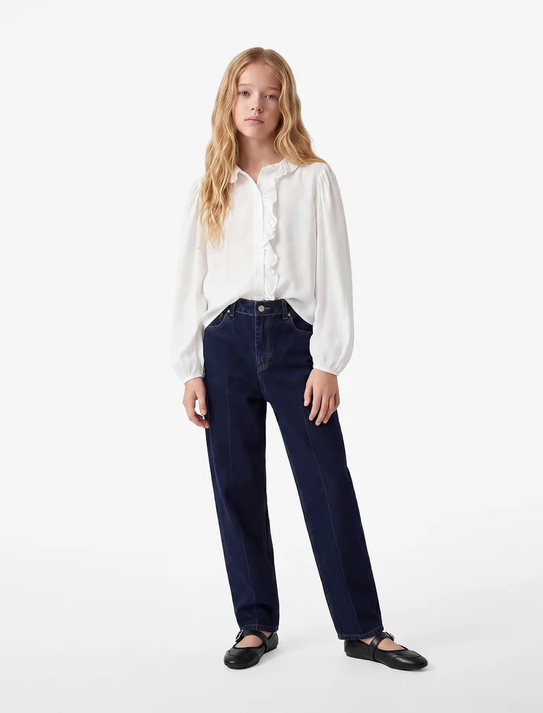 GIRLS BLOUSE LS