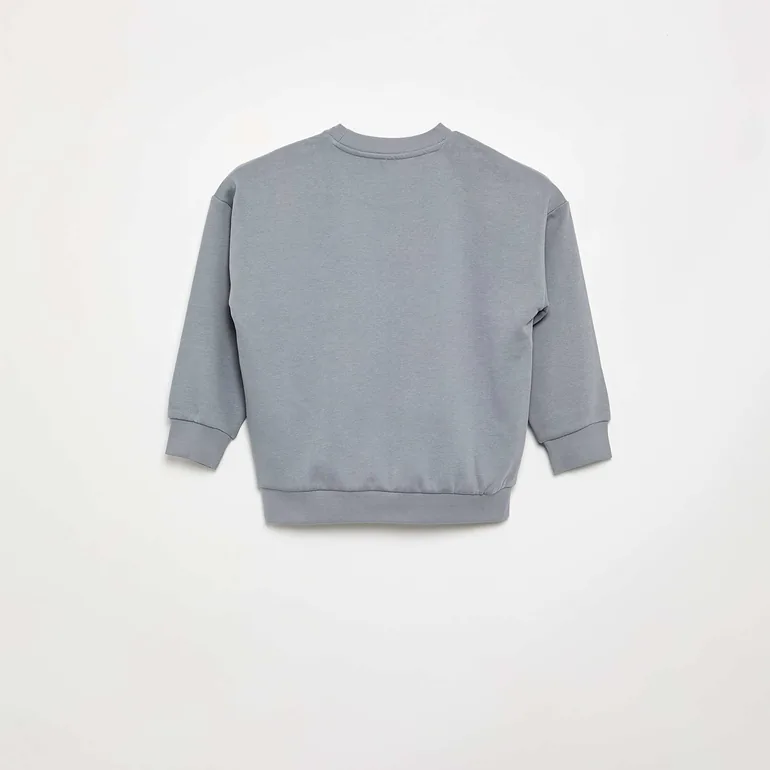 Set of 2 Plain Sweatshirts BROWN - 5