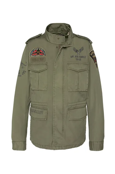 Darden Army Jacket with Badges