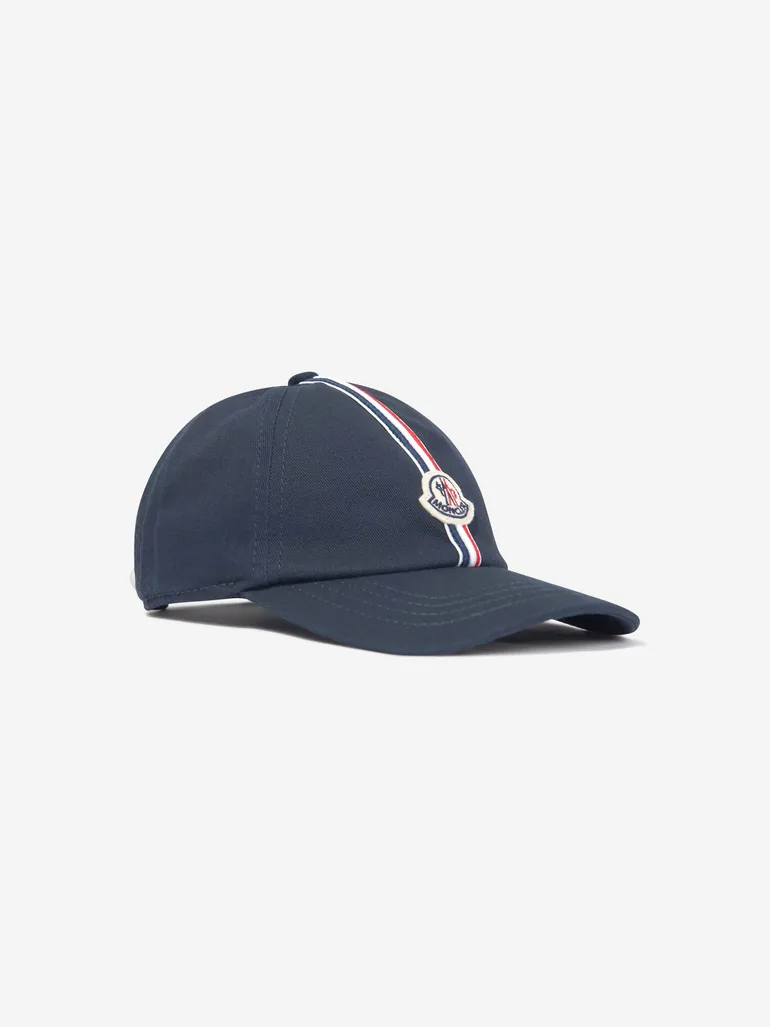 Boys Logo Baseball Cap in Navy