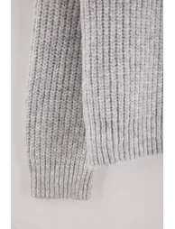 Wardrobe Essentials Gray Soft Textured Basic Knitwear Cardigan - 5