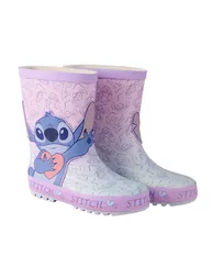 Lilo & Stitch Girls Rubber Wellington Boots - Purple