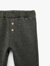 Elastic Waist Sweatpants - 3