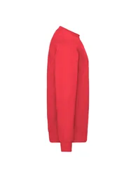 Fruit of the Loom Mens Classic 80/20 Set-in Sweatshirt - Red - 2