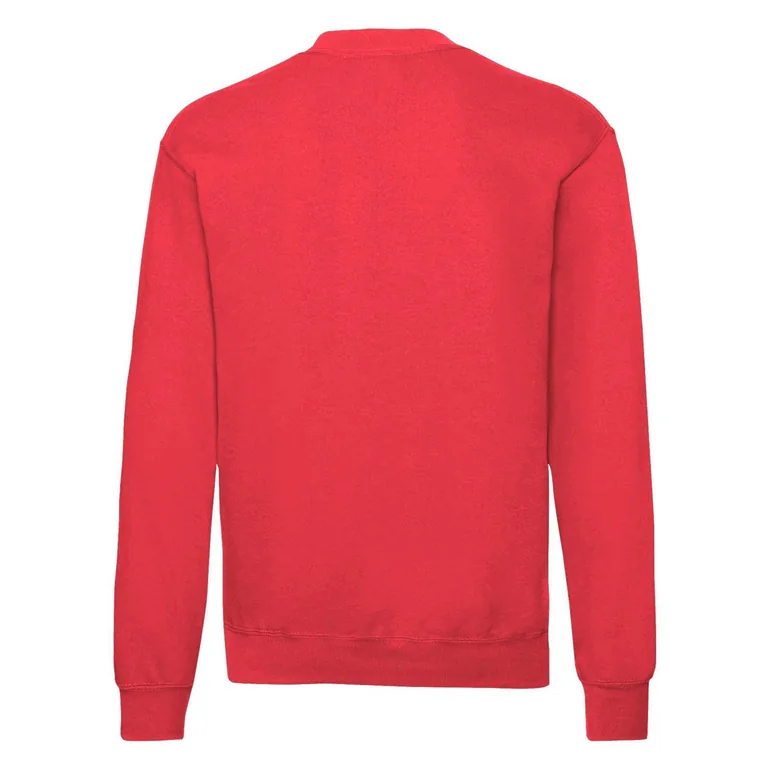 Fruit of the Loom Mens Classic 80/20 Set-in Sweatshirt - Red - 1
