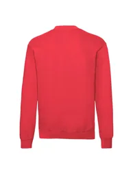 Fruit of the Loom Mens Classic 80/20 Set-in Sweatshirt - Red - 1