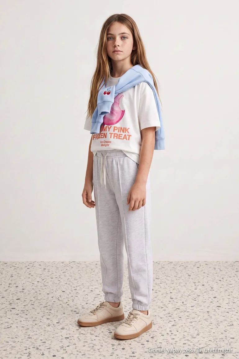 Kar Melanj Basic Girls' Sweatpants - 5