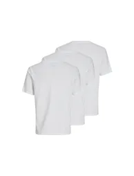 Pack of 3 T-Shirts in Plain Cotton Mix with Crew Neck - 2