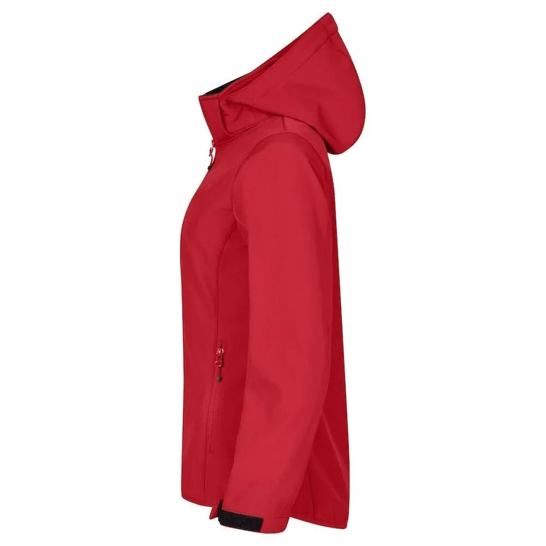 Clique Womens/Ladies Classic Soft Shell Jacket - Red - 3