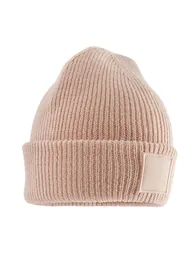 Beechfield Childrens/Kids Cuffed Tonal Patch Beanie - Peach - 1