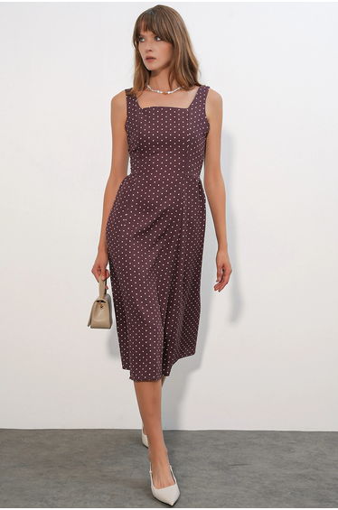 BDART Polka Dot A-Line Midi Dress