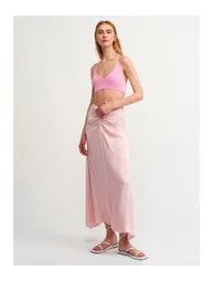 Crop Top - Pink - Plain - 3
