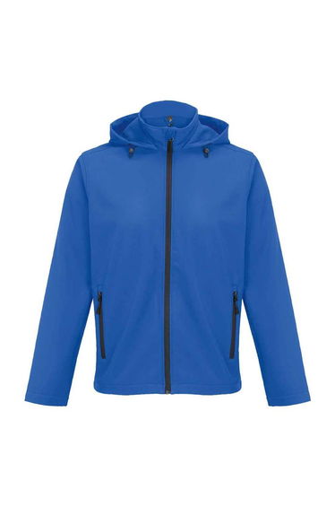 SOLS Mens Race Hooded Soft Shell Jacket - Royal Blue