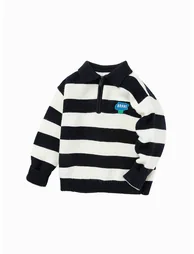 Boys' Striped Knitted Sweater - 3