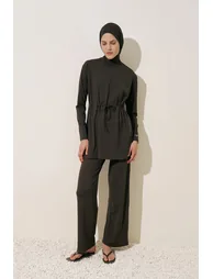 HIJAB SWIMSUIT WITH ADJUSTABLE WAIST - 1