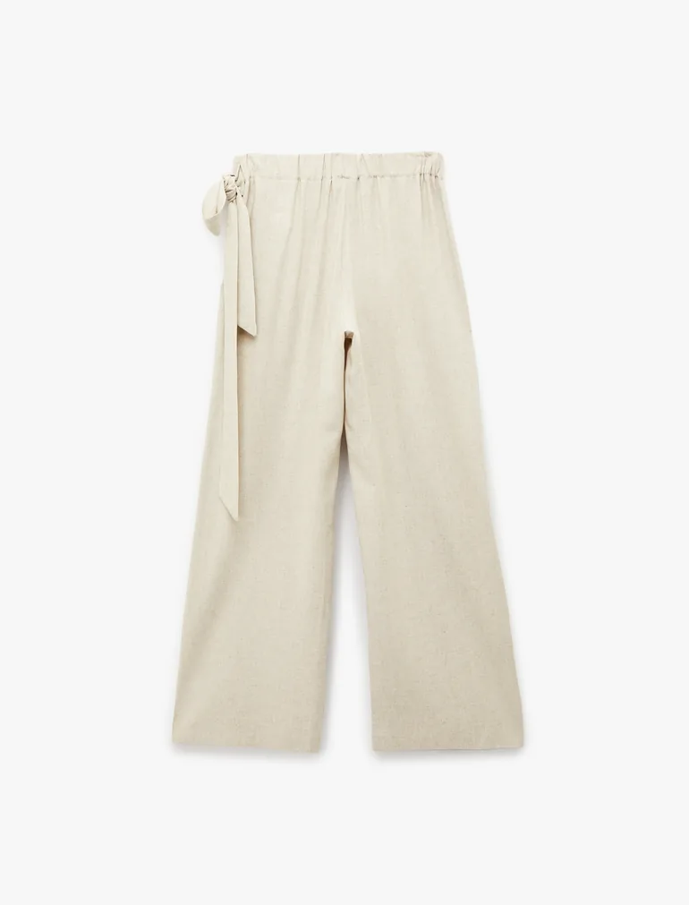 Wide Leg Skirt Trousers - 1
