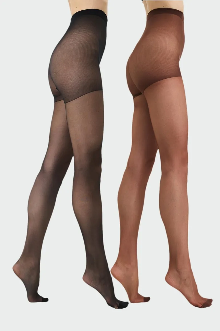 Thin 15 Denier 2 Pack Pantyhose