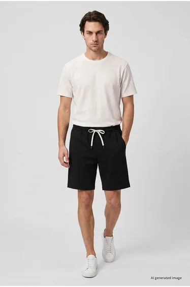 TOMMY Men's Polyester-Elastane Shorts