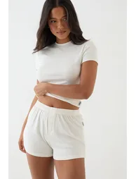 DSGN Studio Pointelle Short - cream