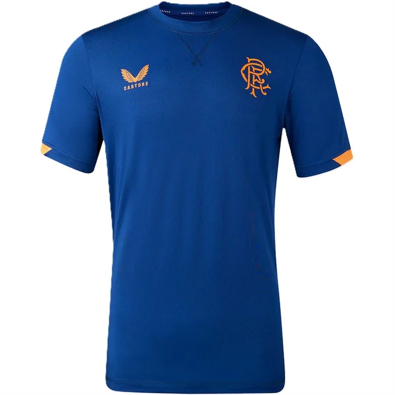 Castore Mens Rangers FC T-Shirt - Lapis Blue