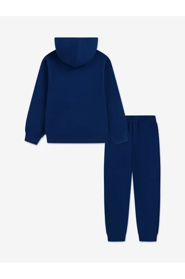 Jordan Boys MJ Essentail Baseline Hooded Tracksuit in Blue