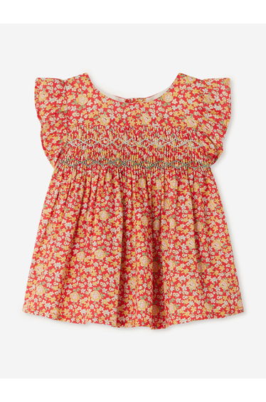 Baby Girls Naomie Blouse in Red