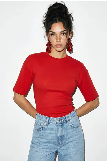 LUCCI Regular Fit Crew Neck T-Shirt