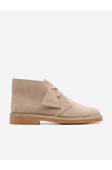 Kids Suede Desert Boots in Beige