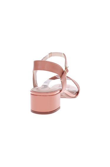 Open Toe Ankle Strap Block Heel Sandals