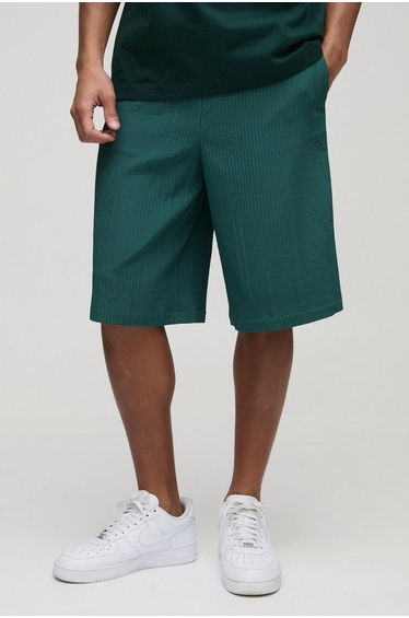 Elasticated Waist Technical Pleat Jort