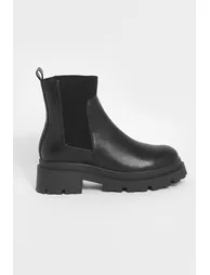 Chunky Sole Chelsea Boots - black - 1