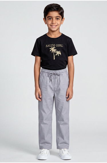 Drawstring Straight Leg Pants