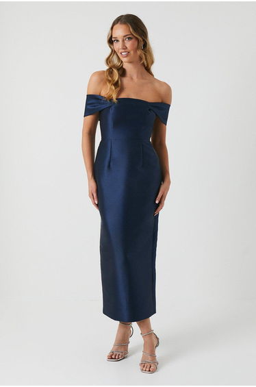 Petite Twill Column Dress