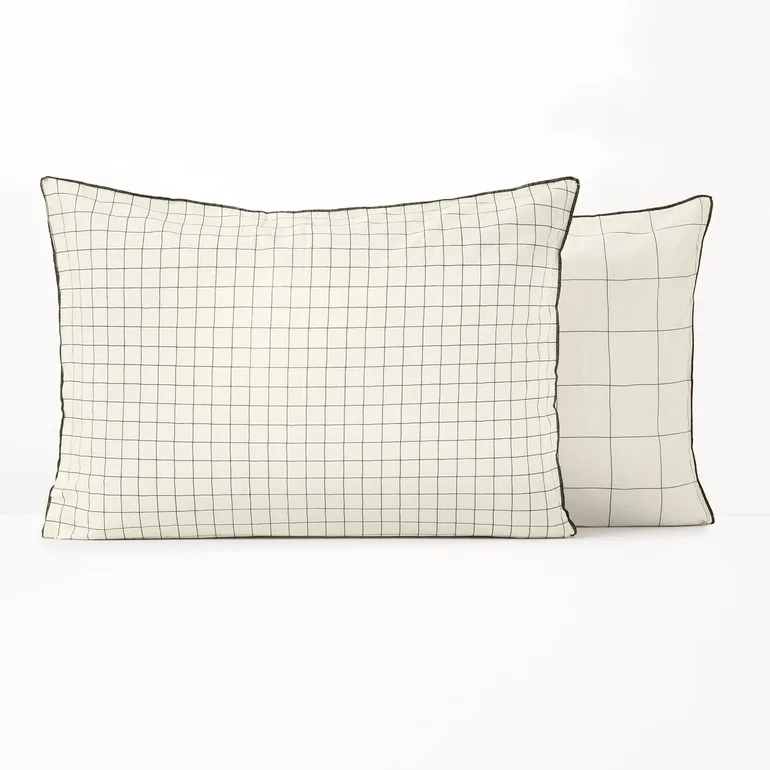 BASILE Washed Cotton Pillowcase - 2