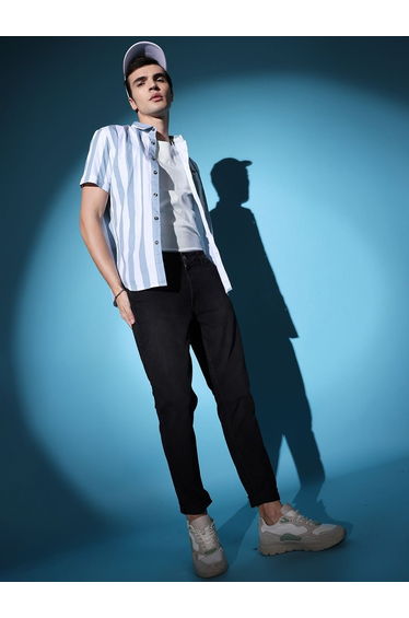 Men Slim Fit Solid Jeans