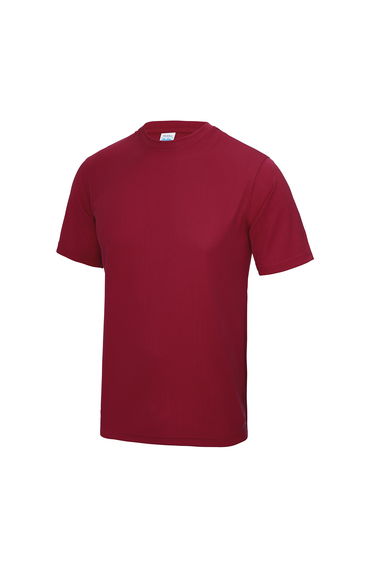 AWDis Just Cool Mens Performance Plain T-Shirt - Red hot Chilli