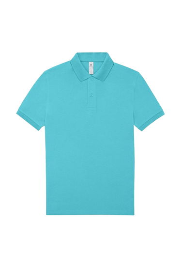 B&C Mens Polo Shirt - Meta Turquoise