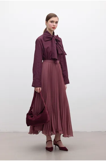 PLEATED SKIRT