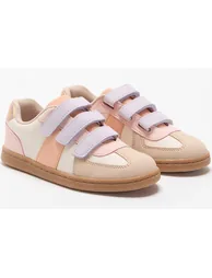 Multicolored Hook-and-Loop Sneakers BEIGE - 1