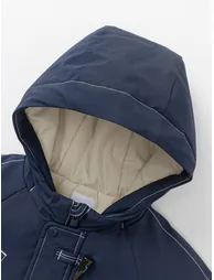 Boys' Hooded Utility Jacket with Pockets - 2