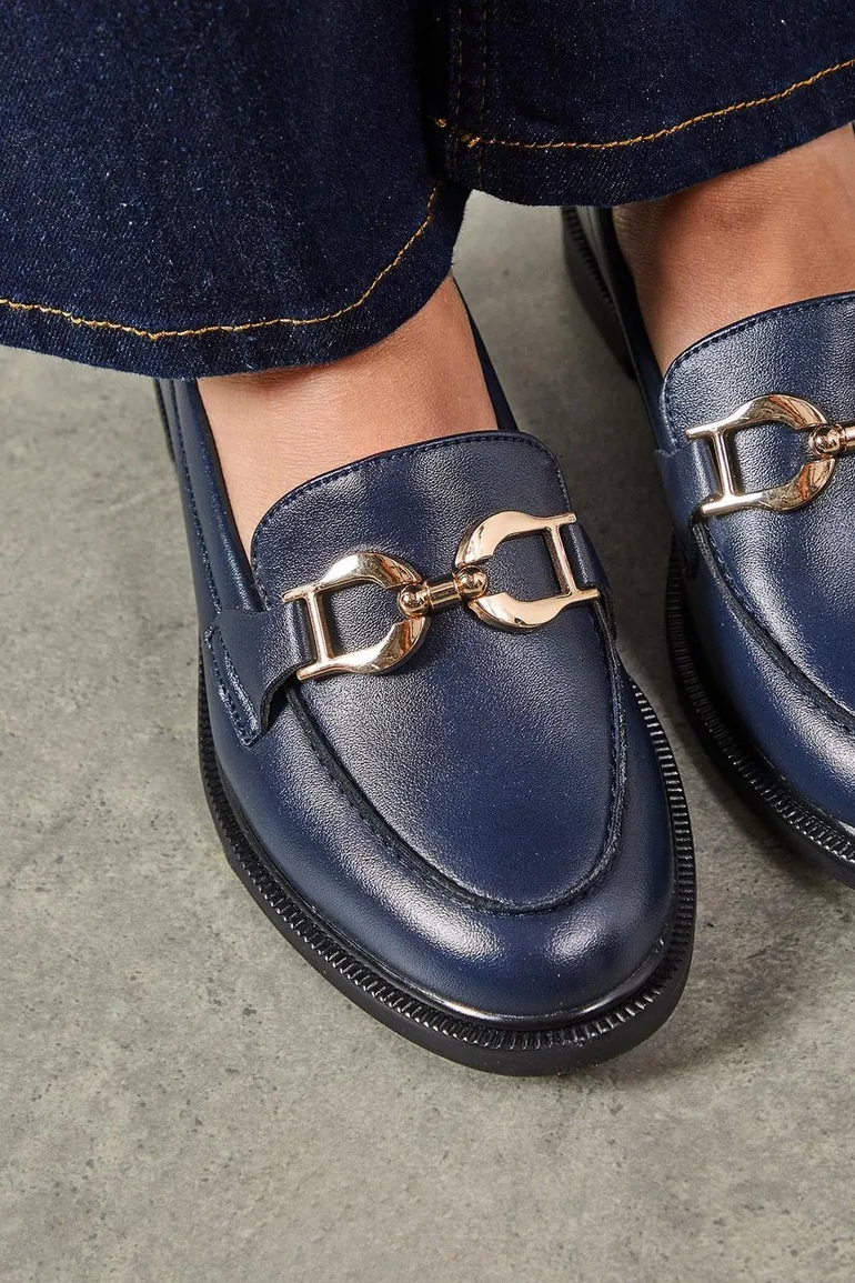 Lineka Metal Snaffle Smart Loafer - 3