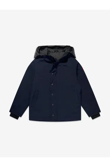 Kids Logan Parka in Navy