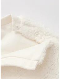 Unisex Fleece Sweatshirt with Front Embroidery - 3