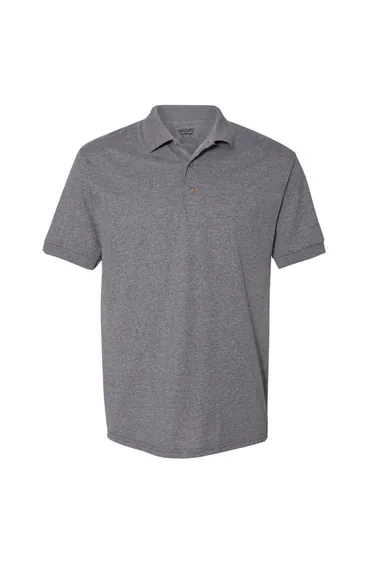 Gildan Adult DryBlend Jersey Short Sleeve Polo Shirt - Graphite Heather