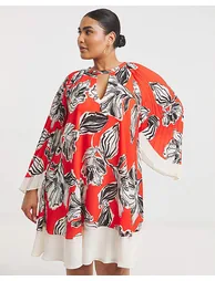 Joanna Hope Bat Wing Shift Dress - 1