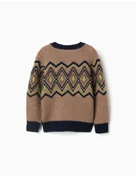Sweater Knit, Beige - 1